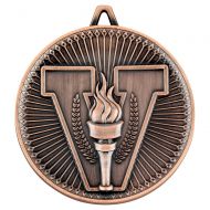 Victory Torch Deluxe Medal Bronze 2.35in : New 2019