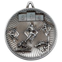 Athletics Deluxe Medal Antique Silver 2.35in : New 2019