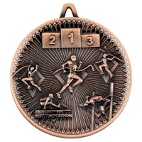 Athletics Deluxe Medal Bronze 2.35in : New 2019