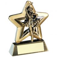 Bronze/Gold Ballet Mini Star Trophy 3.75in