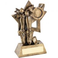 Bronze/Gold Ballet On Star Backdrop Trophy - 5.75in