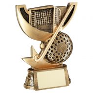 Bronze Gold Presentation Cup Range For Hockey Trophy Award 5in : New 2020