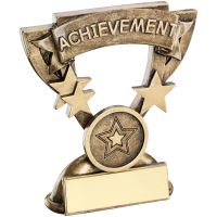 Bronze/Gold Achievement Mini Cup Trophy - 3.75in