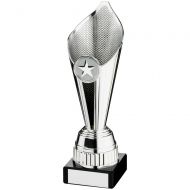 Silver Plastic Tulip Trophy Award - 6.75in