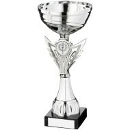 Silver V-Spacer Trophy Award - 10in