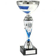 Silver Blue Diamond V-Stem Trophy 9.75in : New 2019