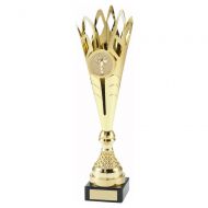 Gold Plastic Spikey Trophy Award 13.25in : New 2020