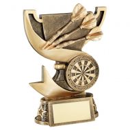 Bronze Gold Presentation Cup Range For Darts Trophy Award 5.25in : New 2020