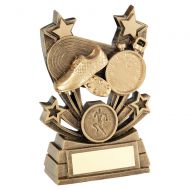 Bronze Gold Shooting Star Series Athletics Trophy Award 6in : New 2020