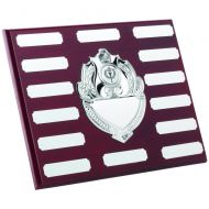 Rosewood Plaque Chrome Fronts 14 Plates 8 X 10in