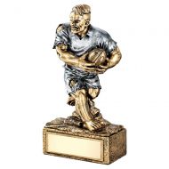 Bronze Pewter Rugby Beasts Figure Trophy 6.75in : New 2019