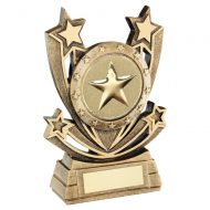 Bronze Gold Shooting Star Series Generic Trophy Award 5in : New 2020