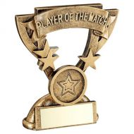 Bronze-Gold Player Of The Match Mini Cup With Plate - 3.75in : New 2022