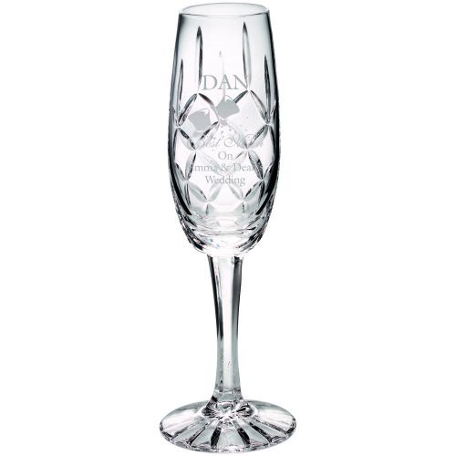 140ml Classic Champagne Flute Blank Panel 8in