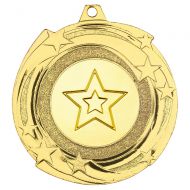 Star Cyclone Medal Gold 2in : New 2019