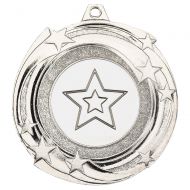 Star Cyclone Medal Silver 2in : New 2019