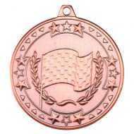 Motor Sport Tri Star Medal Bronze 2in