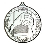 Gaelic Football Celtic Medal Silver 2in