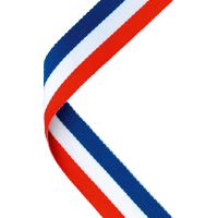 Medal Ribbon Red/White/Blue 30 X 0.875in