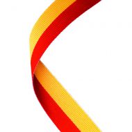 Medal Ribbon Red/Yellow 30 X 0.875in