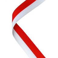 Medal Ribbon Red/White 30 X 0.875in