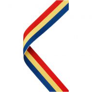 Medal Ribbon - Red/Yellow/Blue 30 X 0.875in